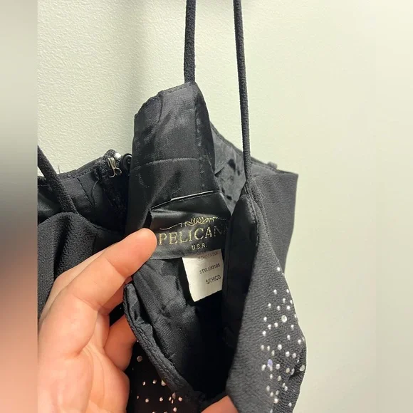 Vintage Elegant Black Women's Top - Picture 2 of 4